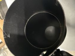 Sinister Diesel Dual Wall Exhaust Tip W/ Angle Cut 4" to 5" Black (Blemish)